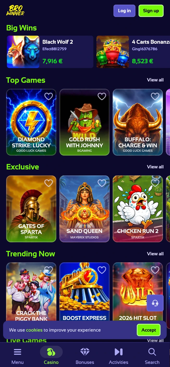 Browinner Casino App